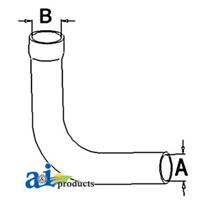 UW4458   Upper Hose---Replaces 161214A